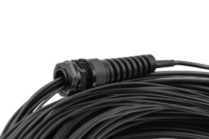 Cavo breakout universale in fibra ottica dotato di terminali, Multimode OS2, 12 fibre, LC/UPC - LC/UPC  100 mt. colore nero