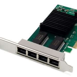 DN10114G.jpg DIGITUS Scheda di rete Gigabit Ethernet a 4 porte, RJ45, PCI Express, Intel I350