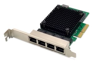 DN10136G.jpg DIGITUS Scheda di rete a 4 porte 2,5 Gigabit Ethernet, RJ45, PCI Express, chipset Realtek
