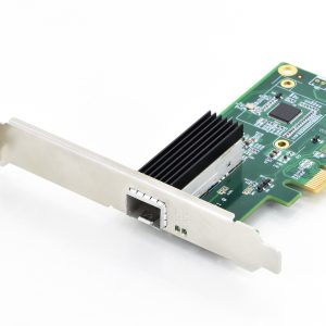 DN10160G.jpg SCHEDA PCI-EXPRESS GIGABIT PER MODULI SFP FIBRA OTTICA
