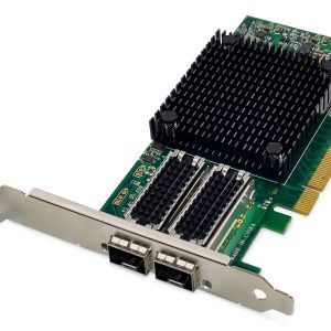 DN10180G.jpg DIGITUS Scheda di rete 25 Gigabit Ethernet a 2 porte, SFP28, PCI Express, chipset Mellanox