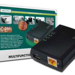 NETWORK PRINT SERVER MULTIFUNZIONE USB 2.0 - RETE RJ45
