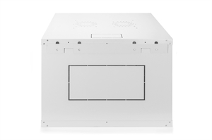 DN1907U66EC-1.jpg ARMADIO RACK 19" 7 UNITA' DA MURO (A)416 X (L)600 X PROFONDITA' 600 MM. COLORE GRIGIO PORTA VETRO