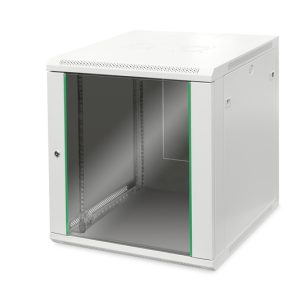 DN1916U66ECG.jpg ARMADIO RACK 19" 16 UNITA' DA MURO (A)816 X (L)600 X PROFONDITA' 600 MM. COLORE GRIGIO PORTA VETRO