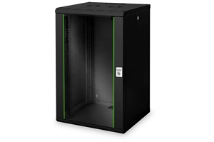 DN1920U66SW.jpg Armadio rack 19" a parete 20U, Unique 998x600x600 mm, colore nero (RAL 9005)