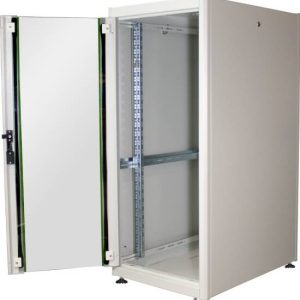 DN1932U68-1-H.jpg ARMADIO 32 UNITÀ 19" PER RETI E SERVER MISURE (A)1566 X (L)600 X (P)800 MM. COLORE GRIGIO CHIARO