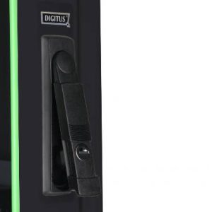 ARMADIO 42 UNITÀ 19" PER RETI MISURE (A)2010X (L)600 X (P)600 MM. COLORE NERO