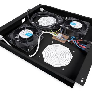 DN19FAN2SW-1-H.jpg KIT 2 VENTOLE CON TERMOSTATO PER ARMADI LINEA PROFESSIONALE COLORE NERO