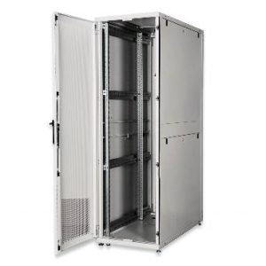 ARMADIO RACK 19" 42 UNITÀ 19 PER RETI E SERVER MISURE (A)1970 X (L)600 X (P)1200 MM. COLORE GRIGIO CHIARO