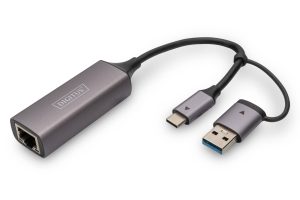 DN3028-1-H.jpg DIGITUS Adattatore Gigabit Ethernet USB Type-C 2.5G, USB-C + USB A (USB3.1/3.0)