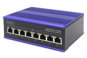 DN651121G.jpg SWITCH INDUSTRIALE 8 PORTE FAST ETHERNET 10/100 DIN RAIL