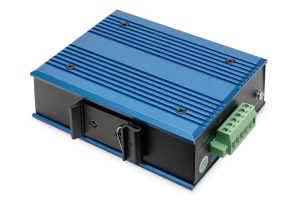 DIGITUS Switch di rete Fast Ethernet a 4 porte, industriale, non gestito, 1 Uplink SFP