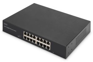 DN801122.jpg DIGITUS Switch Gigabit a 16 porte, 19 pollici, non gestito