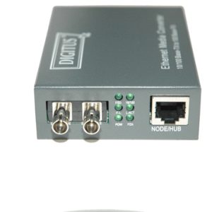 CONVERTITORE 10/100 MEDIA CONVERTER RJ45 - FIBRA OTTICA ST