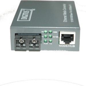 CONVERTITORE 10/100/1000 GIGABIT MEDIA CONVERTER RJ45 - FIBRA OTTICA SC 1000Base-SX