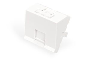DN938026SH.jpg Pannello frontale, 1 porta, 45 x 45 mm, angolato, per telaio DN-93802-5-SH