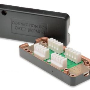 SCATOLA DI CONNESSIONE SCHERMATA PER SPEZZONI CAVI RETE CAT.7