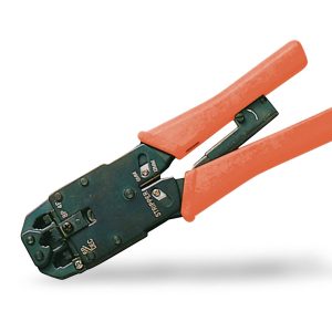 ƒ|4€ PINZA UNIVERSALE PER CRIMPARE CONNETTORI 4,6,8 POLI RJ11 RJ12 RJ45