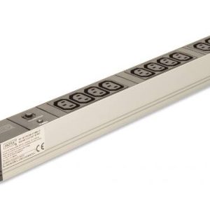 MULTIPRESA 10 PRESE FEMMINA IEC C13 1 UNITA' 19" PER ARMADI RACK