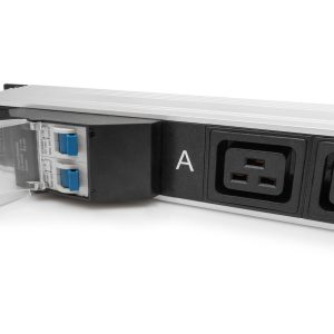 DIGITUS PDU IT di base, monofase 32A, 24 x C13, 4 x C19, cavo di alimentazione da 3 m, spina IEC 60309 32A