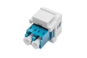 DN960071KG.jpg DIGITUS ADATTATORE FIBRA OTTICA LC/LC DUPLEX SINGLEMODE CON MODULO KEYSTONE