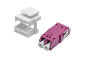 DN960191K-1-H.jpg DIGITUS ADATTATORE FIBRA OTTICA LC/LC DUPLEX OM4 CON MODULO KEYSTONE
