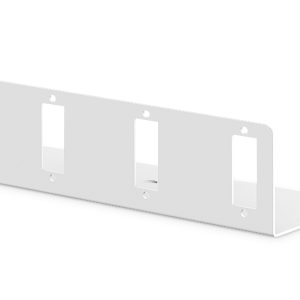 DN96802S2G.jpg PIASTRA ADATTATORE PER DN-96800S-2, GRIGIO (RAL 7035) 4 SC-DX, LC-QD