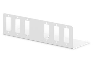 DN96803S2G.jpg PIASTRA ADATTATORE PER DN-96800S-2, GRIGIO (RAL 7035) 6 SC-DX, LC-QD