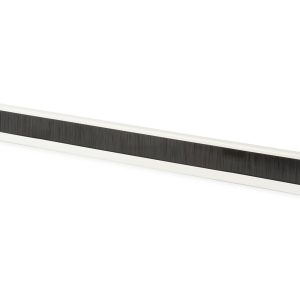 PANNELLO DI CHIUSURA ARMADIO RACK CON FORO ENTRATA CAVI PROTETTO DA SPAZZOLA COLORE GRIGIO 1U