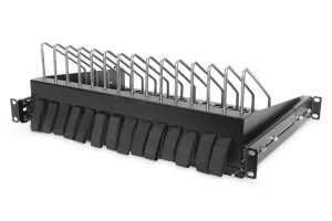 MENSOLA ESTRAIBILE PER TABLET, PORTATILI, SMARTPHONE 175x483x340 mm, NERO (RAL 9005)