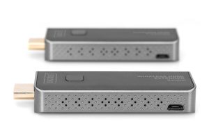 DS55318-1-H.jpg SET DISPOSITIVI WIRELESS HDMI PER PRESENTAZIONI 1-1 CON TRASMETTITORE + RICEVITORE 50 MT FULL HD DIGITUS