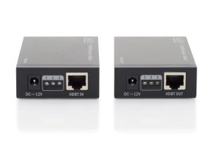 ESTENSORE HDMI 4K SU DI CAVO DI RETE HDBaseT RICEVITORE + TRASMETTITORE