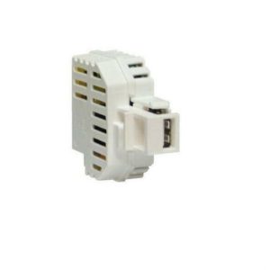 F82896G.jpg ADATTATORE KEYSTONE A INCASSO CON PRESA USB PER ALIMENTAZIONE USB-A 5V 3A