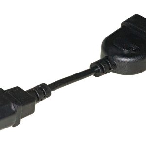 CAVO PER GRUPPI DI CONTINUITA' CON 1 FEMMINA TRIPOLARE ITALIANA 10A/16A - 1 CONNETTORE MASCHIO C14