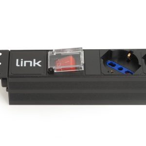 LK10084-4-H.jpg MULTIPRESA DA RACK 19" 7 PRESE UNIVERSALI CON INTERRUTTORE SPINA ITALIANA 16A CAVO MT 1.75