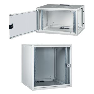 LK1906U60PG.jpg ARMADIO RACK 19" 6U PROFONDITA' 600 MM DA ASSEMBLARE GRIGIO DISASSEMBLATO SERIE EAVI