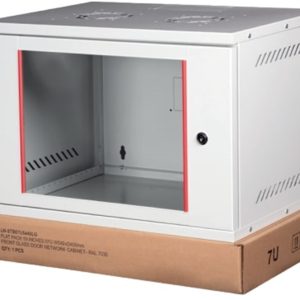 ARMADIO RACK 19" A MURO 7U 19" (L) 542 mm (P) 400 mm COLORE GRIGIO DISASSEMBLATO