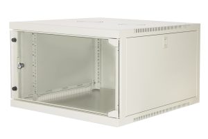 LK1907U66G-1-H.jpg ARMADIO RACK 19" 6 UNITA' DA MURO (A)350X (L)540 X PROFONDITA' 600 MM. COLORE GRIGIO PORTA VETRO