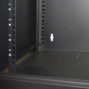 LK1907UN-3-H.jpg ARMADIO RACK 19" 6 UNITA' DA MURO PER RETI (A)350 X (L)540 X (P) 450 MM COLORE NERO PORTA VETRO