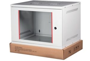 LK1909U40S.jpg ARMADIO RACK 19" A MURO 9U 19" (L) 542 mm (P) 400 mm COLORE GRIGIO DISASSEMBLATO