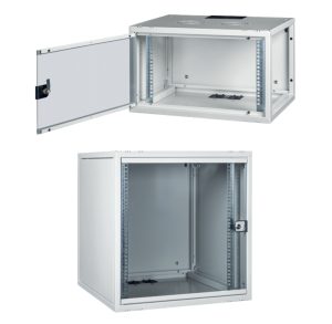LK1909U60PG.jpg ARMADIO RACK 19" 9U PROFONDITA' 600 MM DA ASSEMBLARE GRIGIO DISASSEMBLATO SERIE EAVI