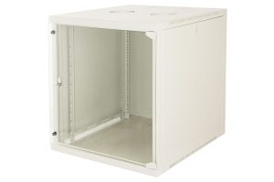 LK1912U66G-1-H.jpg ARMADIO RACK 19" 12 UNITA' DA MURO (A)620X (L)540 X PROFONDITA' 600 MM. COLORE GRIGIO CHIARO PORTA VETRO