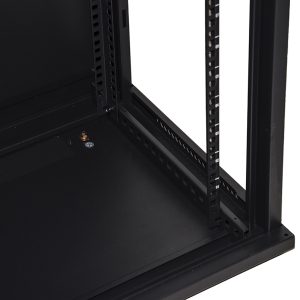 LK1912UNF-2-H.jpg ARMADIO RACK 19" 12 UNITA' DA MURO (A) 635 x (L) 600 x (P) 450 NERO DISASSEMBLATO PORTA VETRO