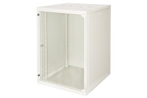 LK1915U66G-1-H.jpg ARMADIO RACK 19" 15 UNITA' DA MURO (A)750X (L)540X (P) 600 MM. COLORE GRIGIO CHIARO, PORTA A VETRO.