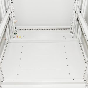 LK1922U66GFP-10-H.jpg ARMADIO RACK PER RETI 19" 22U (A)1166, (L)600, (P)600 COLORE GRIGIO PORTA VETRO DISASSEMBLATO
