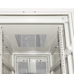 LK1937U610-4-H.jpg ARMADIO RACK 19" PER RETI 37U (A)1833, (L)600, (P)1000 COLORE GRIGIO PORTA TRAFORATA
