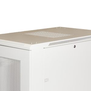 LK1937U610GFP-2-H.jpg ARMADIO RACK 19" PER RETI 37U (A)1833, (L)600, (P)1000 COLORE GRIGIO PORTA TRAFORATA DISASSEMBLATO