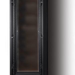 LK1937U68N-3-H.jpg ARMADIO RACK 19" PER RETI 37U (A)1770, (L)600, (P)800 COLORE NERO PORTA VETRO