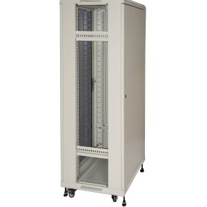 LK1942U610GV-1-H.jpg ARMADIO RACK 19" 42U (A)2055, (L)600, (P)1000 COLORE GRIGIO PORTA VETRO