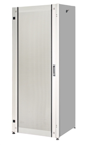 ARMADIO RACK PER RETI 19" 42U (A)2000, (L)600, (P)600 COLORE GRIGIO PORTA TRAFORATA SERIE EAVI